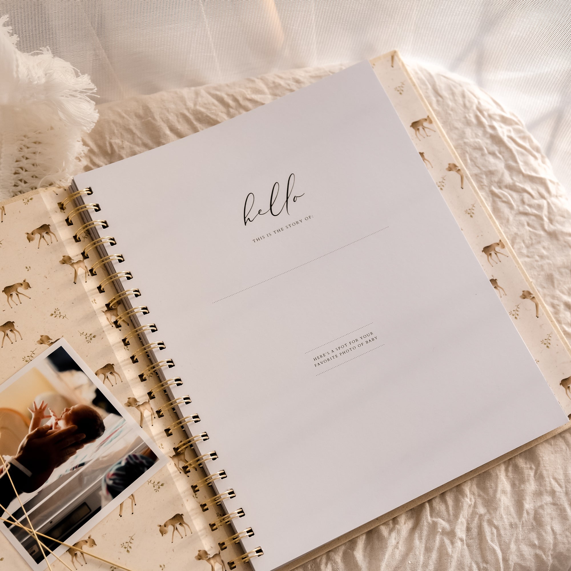 Forest - Baby Memory Book - Peachly Australia