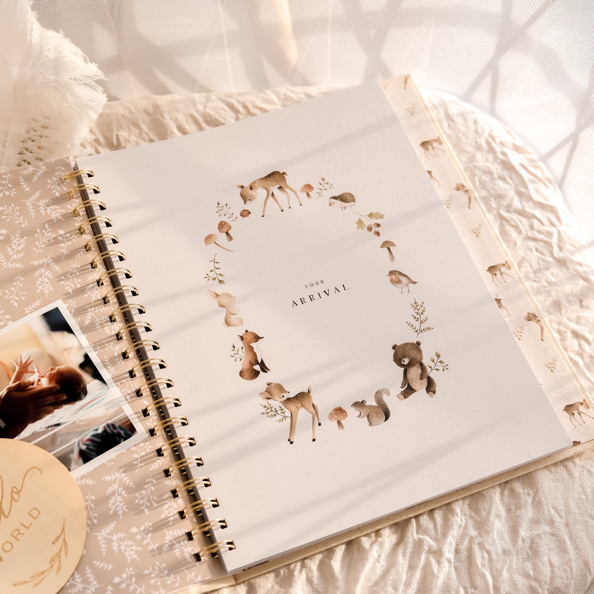 Forest - Baby Memory Book - Peachly Australia