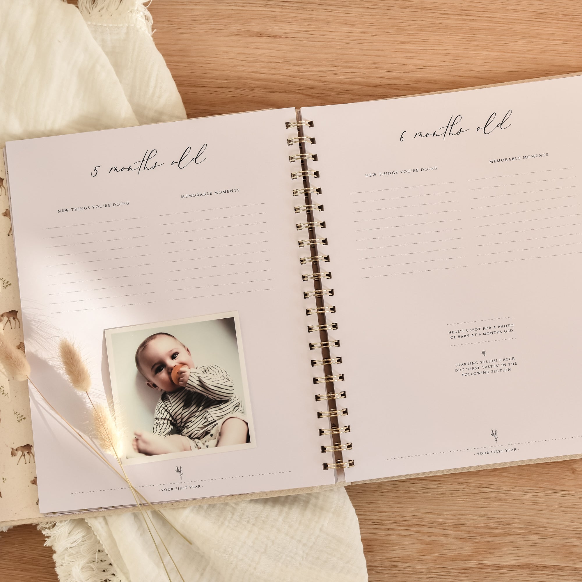 Forest - Baby Memory Book - Peachly Australia