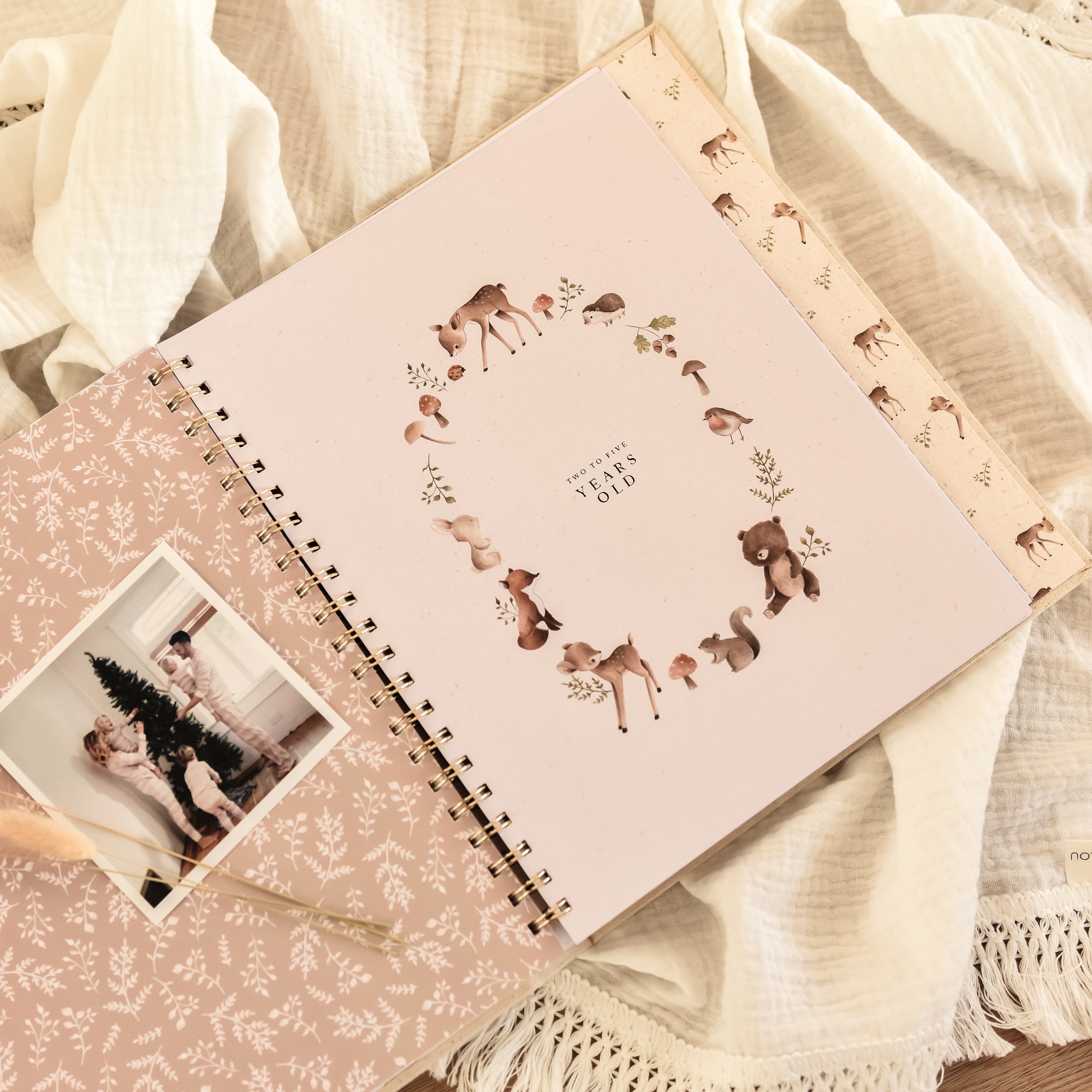 Forest - Baby Memory Book - Peachly Australia