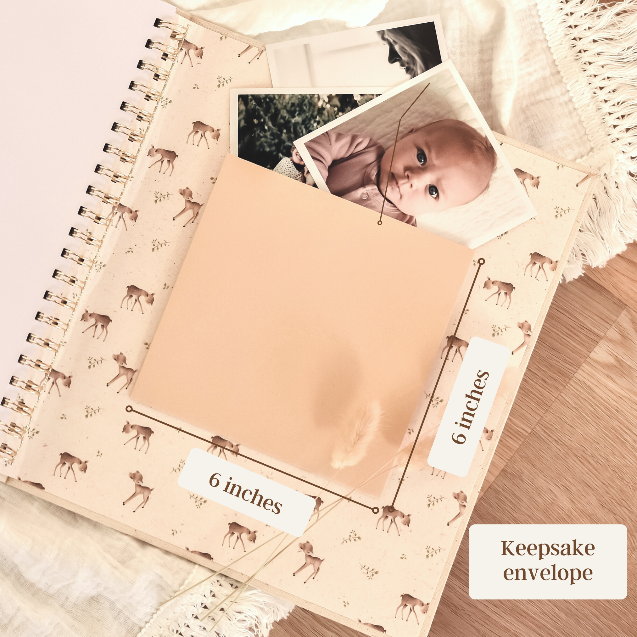 Forest - Baby Memory Book - Peachly Australia