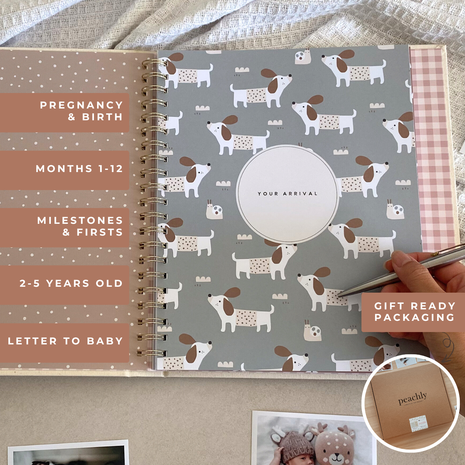 (COMING SOON) Charlie - Baby Memory Book