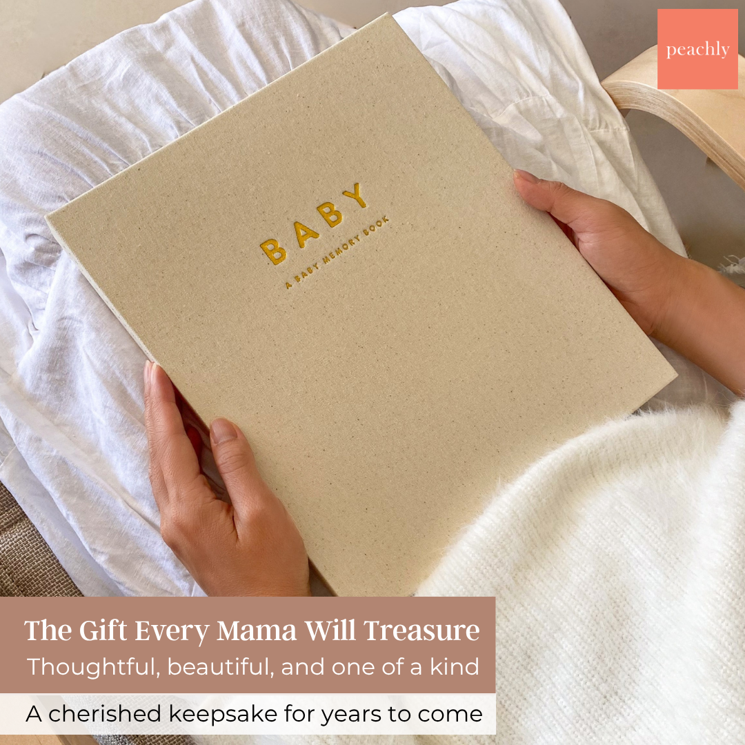 (COMING SOON) Charlie - Baby Memory Book - Peachly Australia