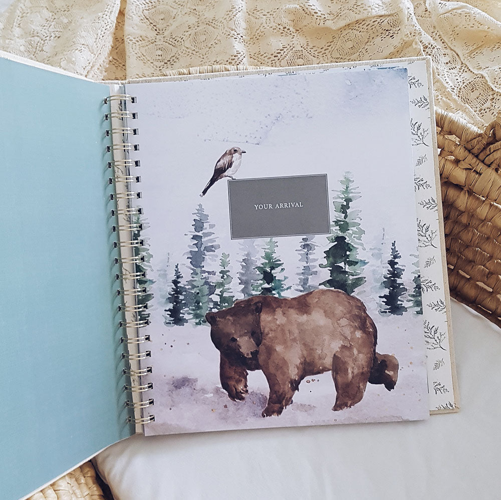 Wild - Baby Record Book - Peachly Australia