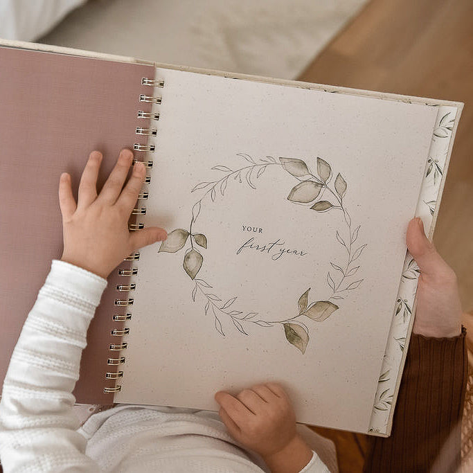 Olive - Baby Record Book - Peachly Australia