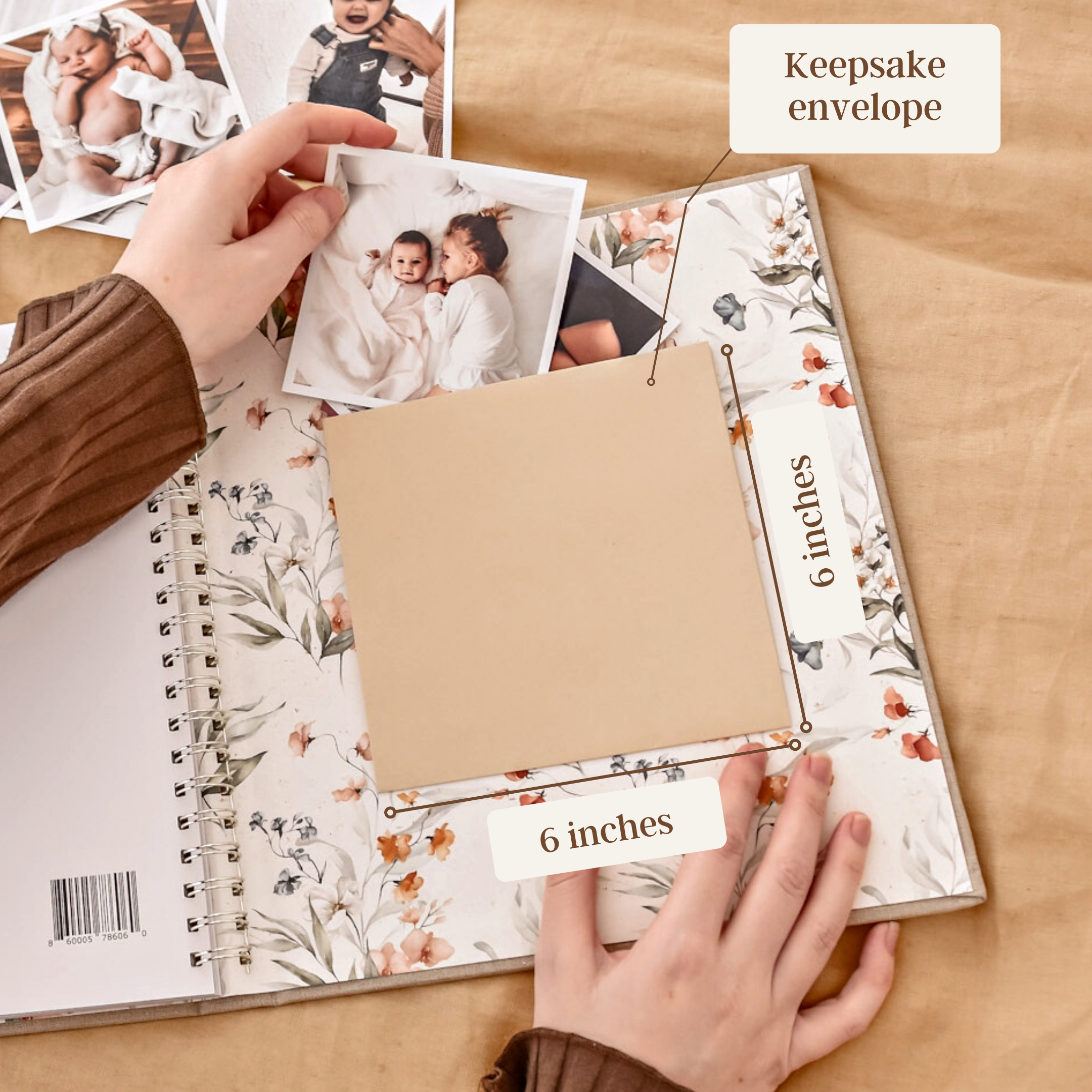 Fleur - Baby Record Book - Peachly Australia