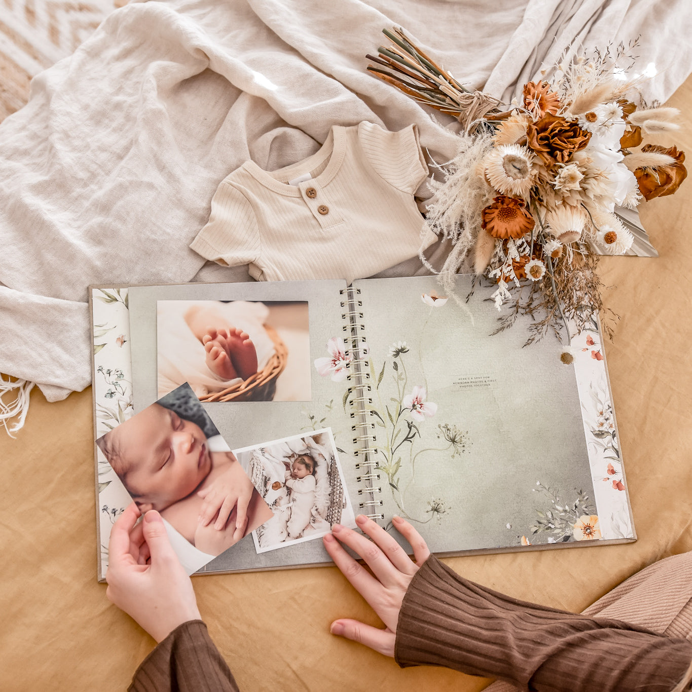 Fleur - Baby Record Book - Peachly Australia