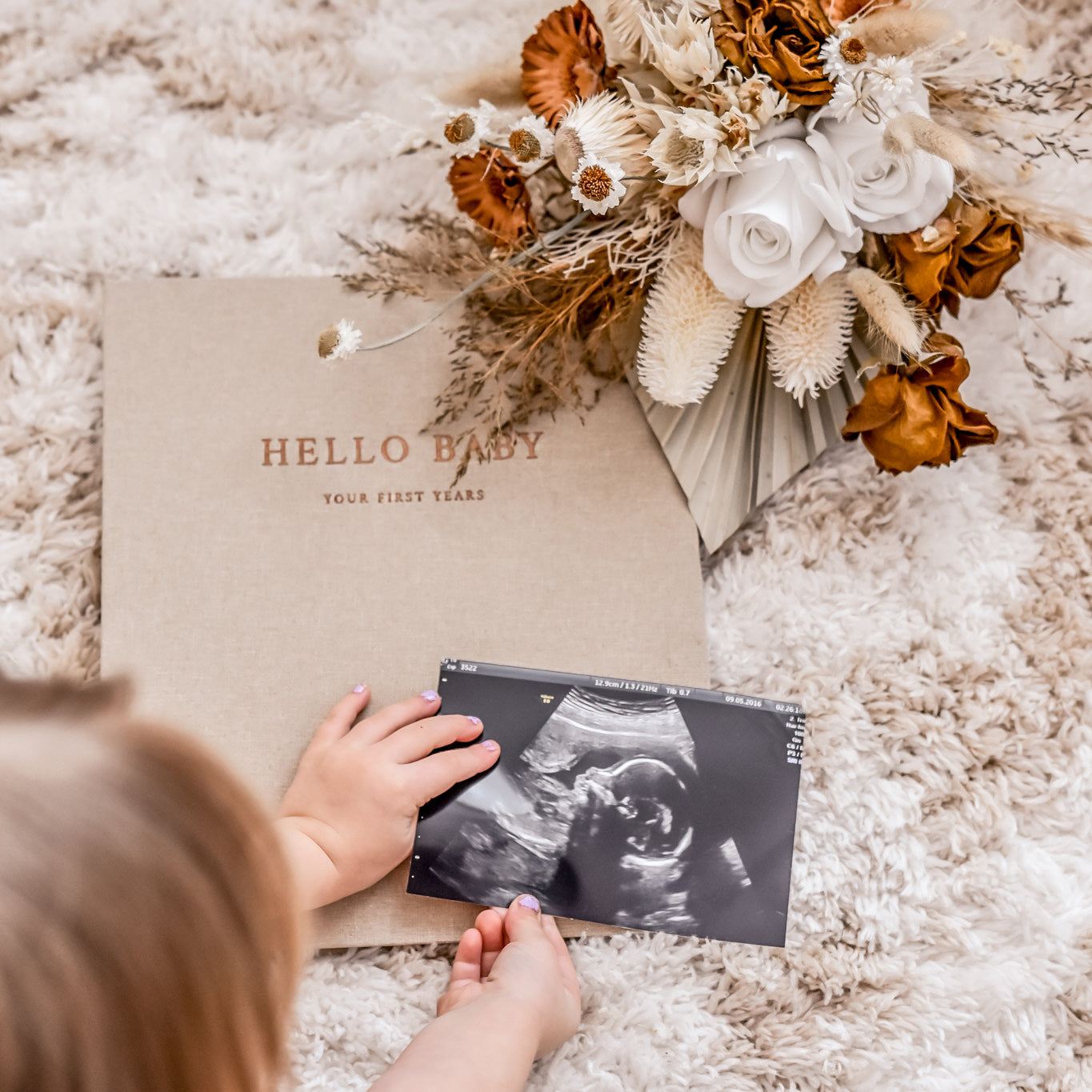 Fleur - Baby Record Book - Peachly Australia