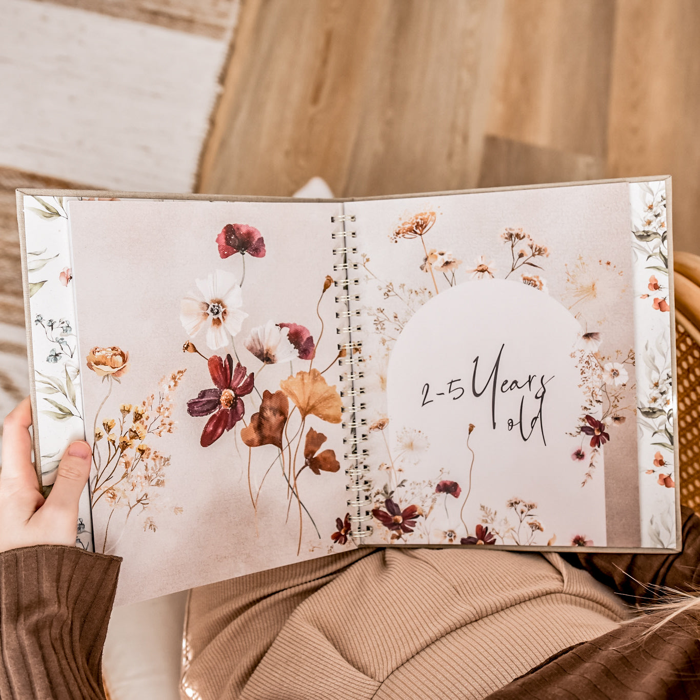 Fleur - Baby Record Book - Peachly Australia