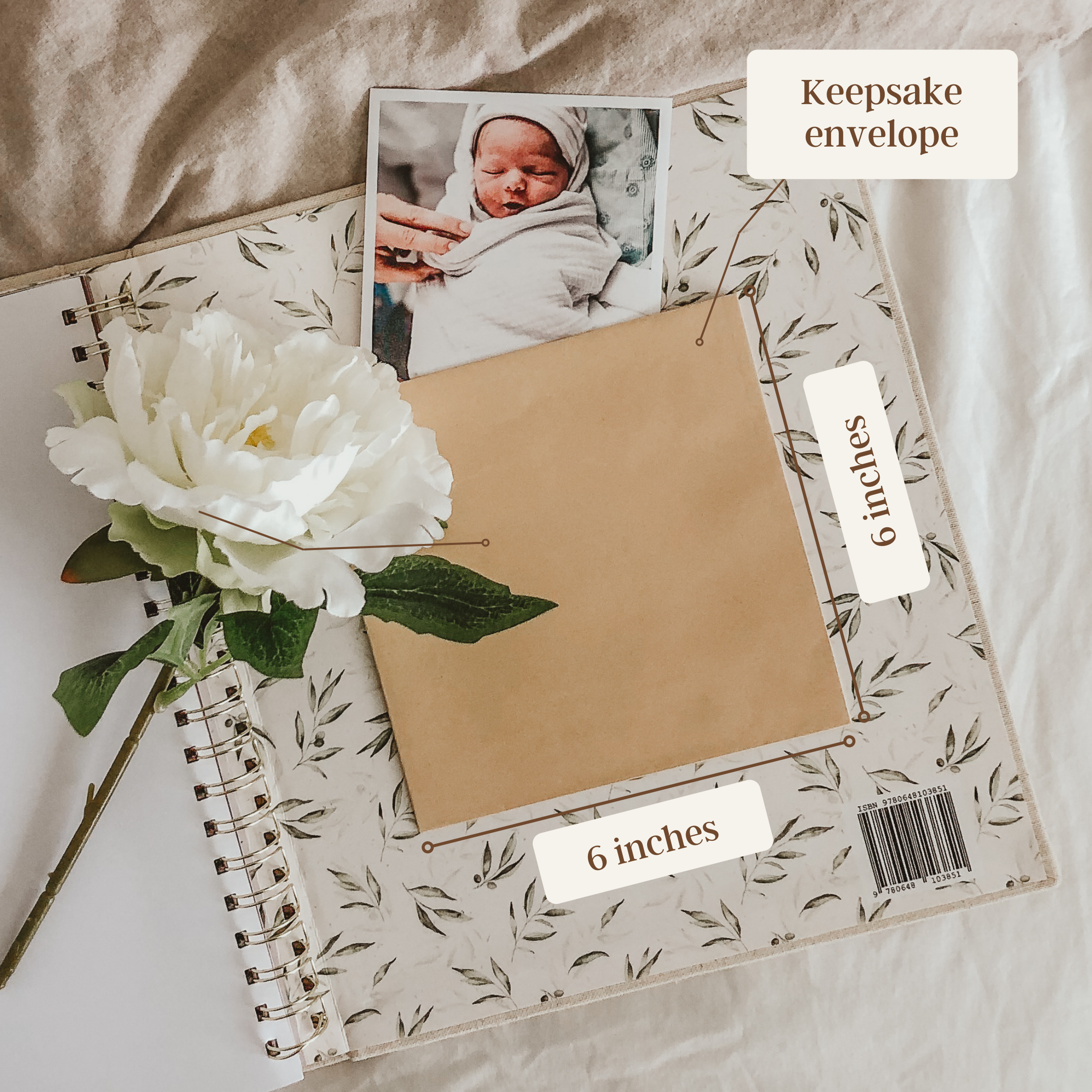 Olive - Baby Record Book - Peachly Australia