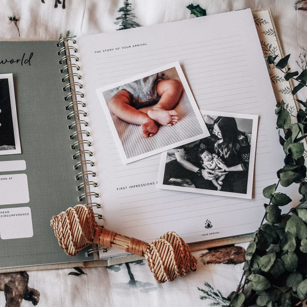 Wild - Baby Record Book - Peachly Australia