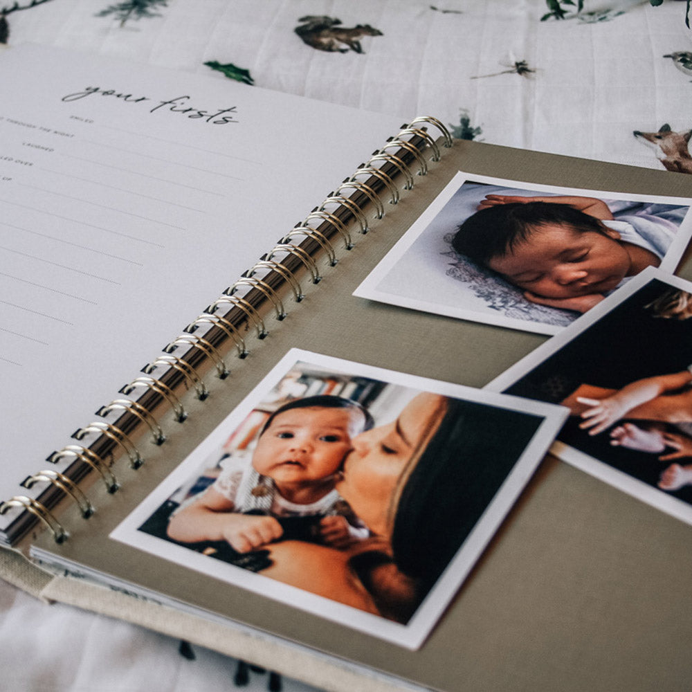 Wild - Baby Record Book - Peachly Australia
