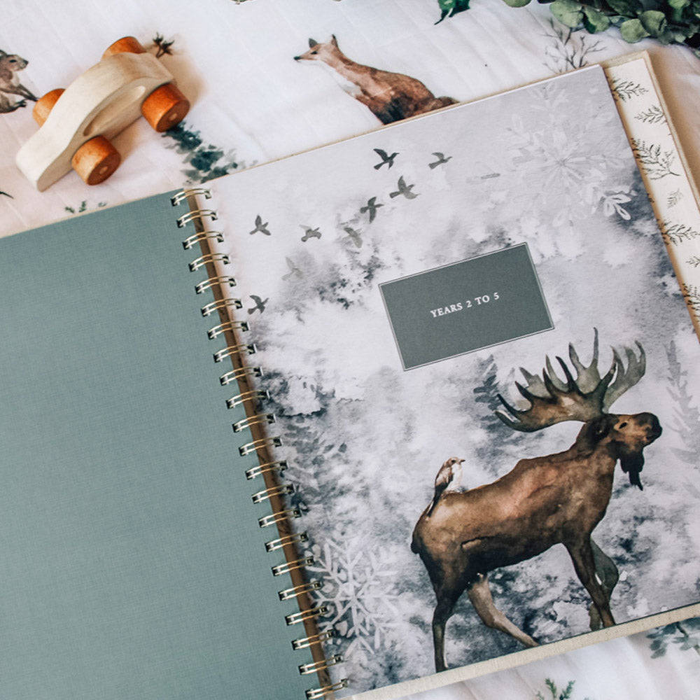 Wild - Baby Record Book - Peachly Australia