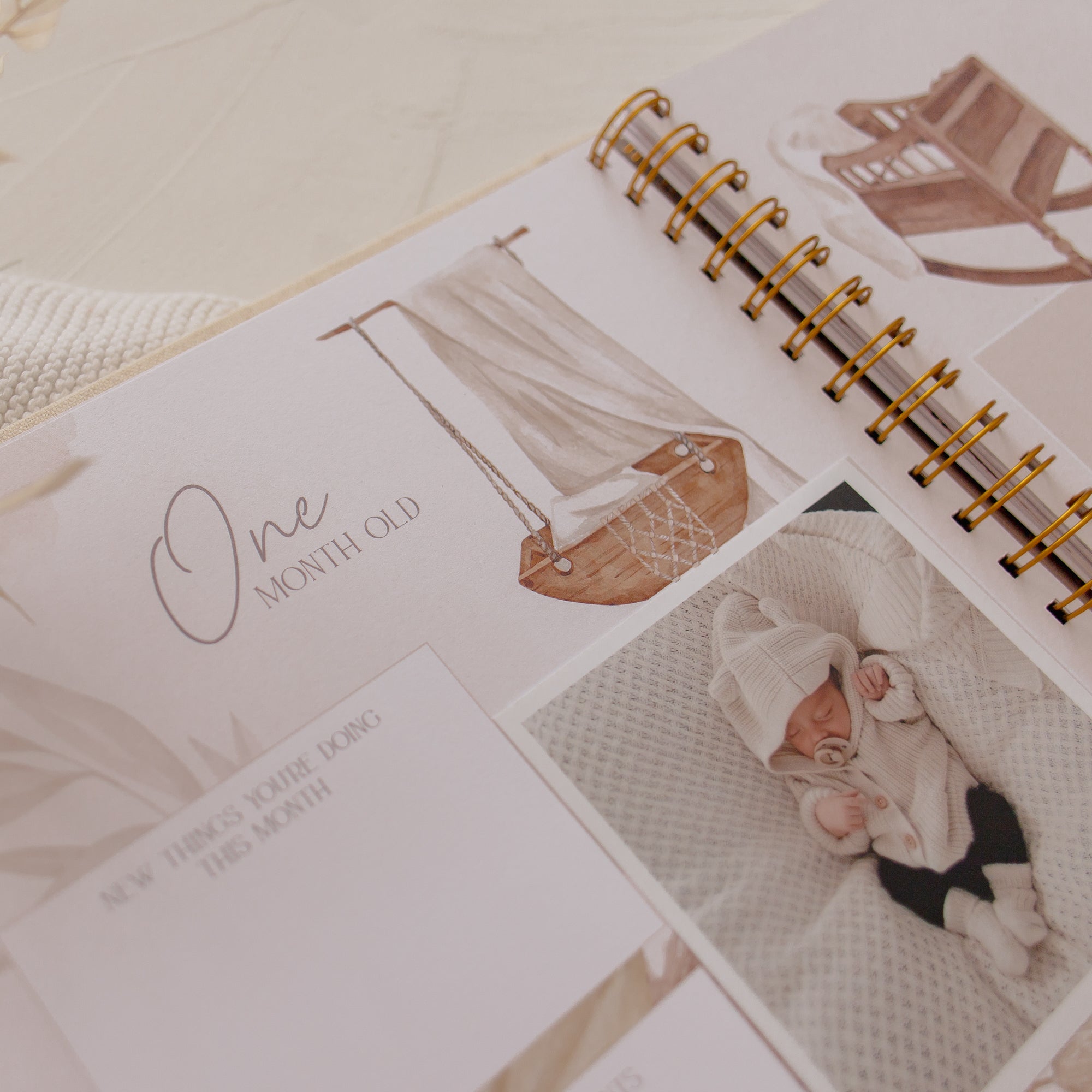 Haven - Baby Record Book - Peachly Australia