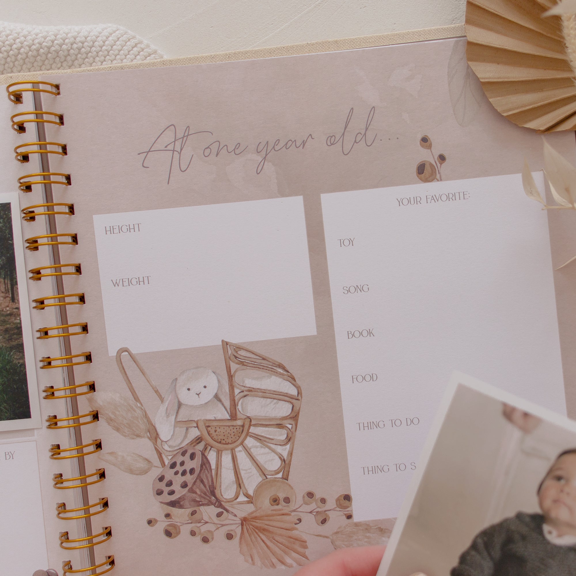 Haven - Baby Record Book - Peachly Australia