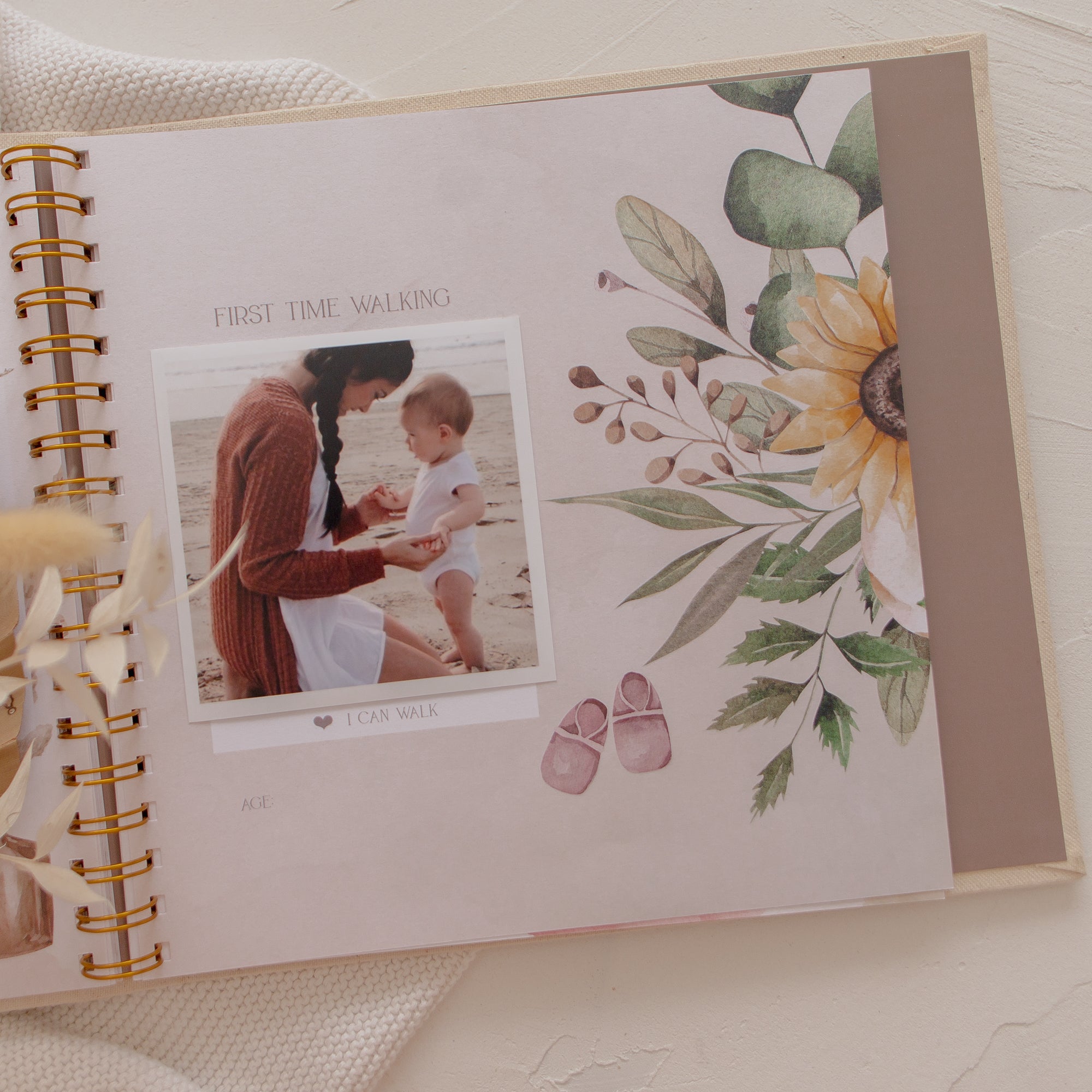Haven - Baby Record Book - Peachly Australia