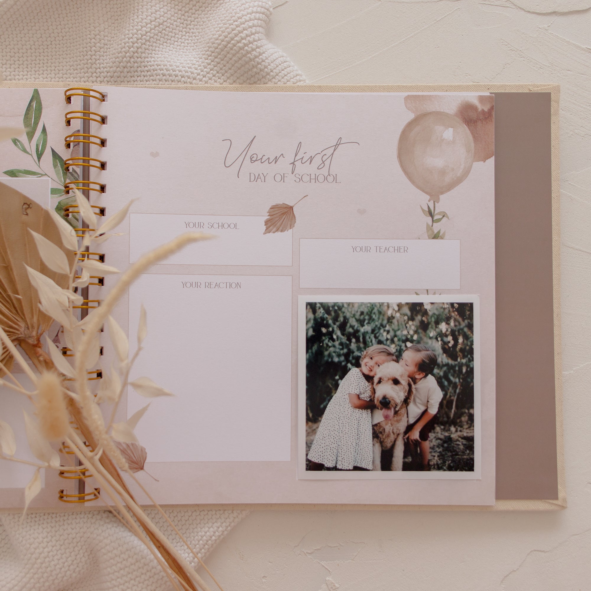Haven - Baby Record Book - Peachly Australia