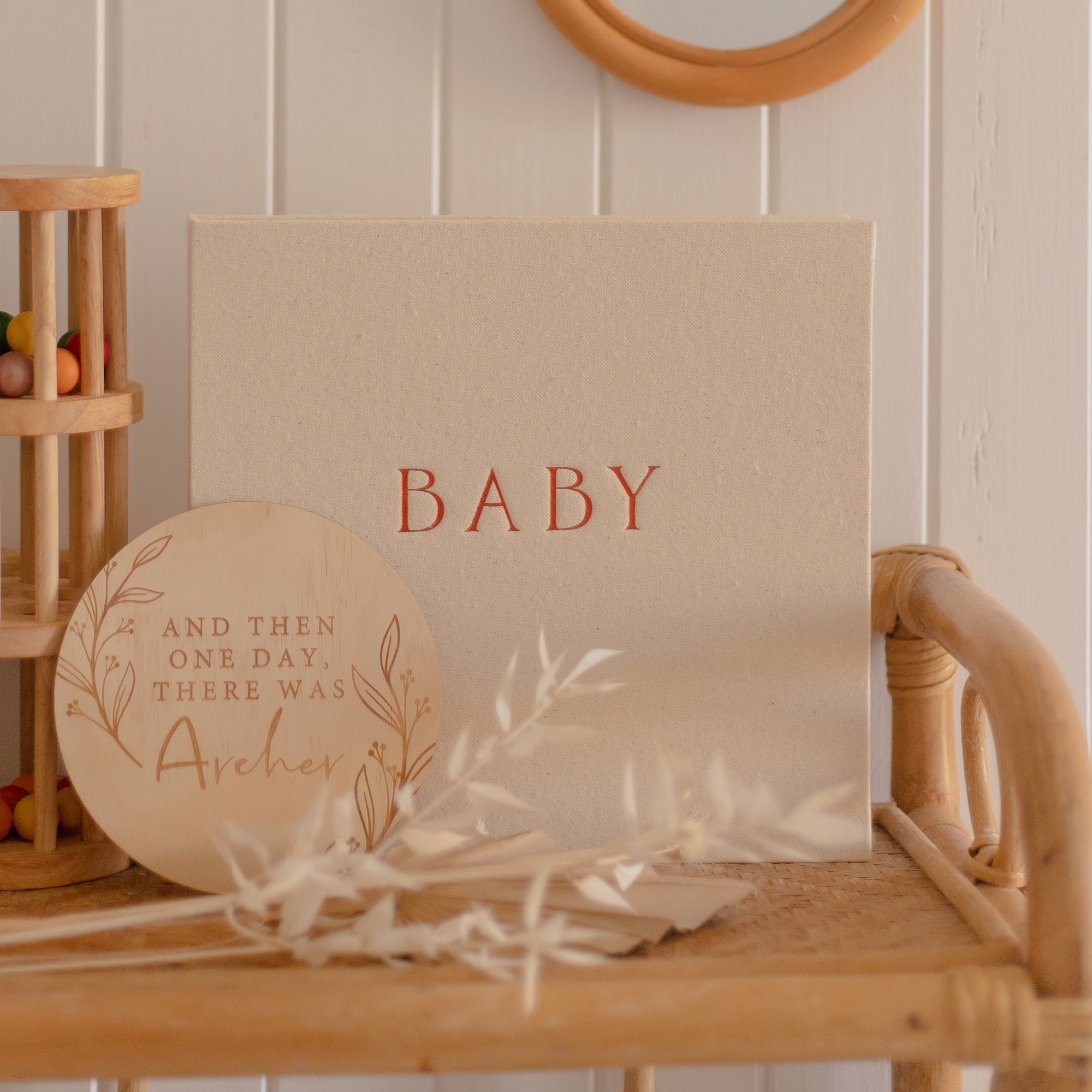 Haven - Baby Record Book - Peachly Australia