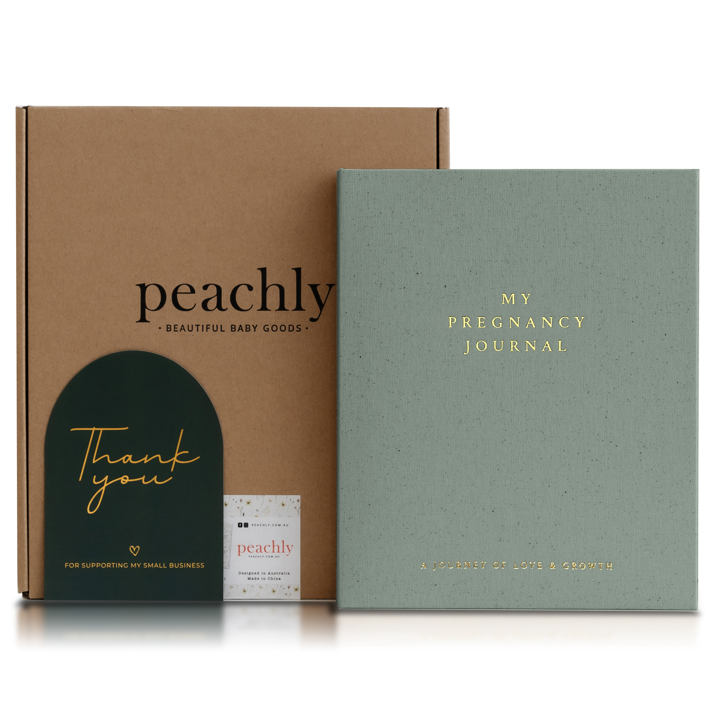 Audrey - Pregnancy Journal (Sage) - Peachly Australia