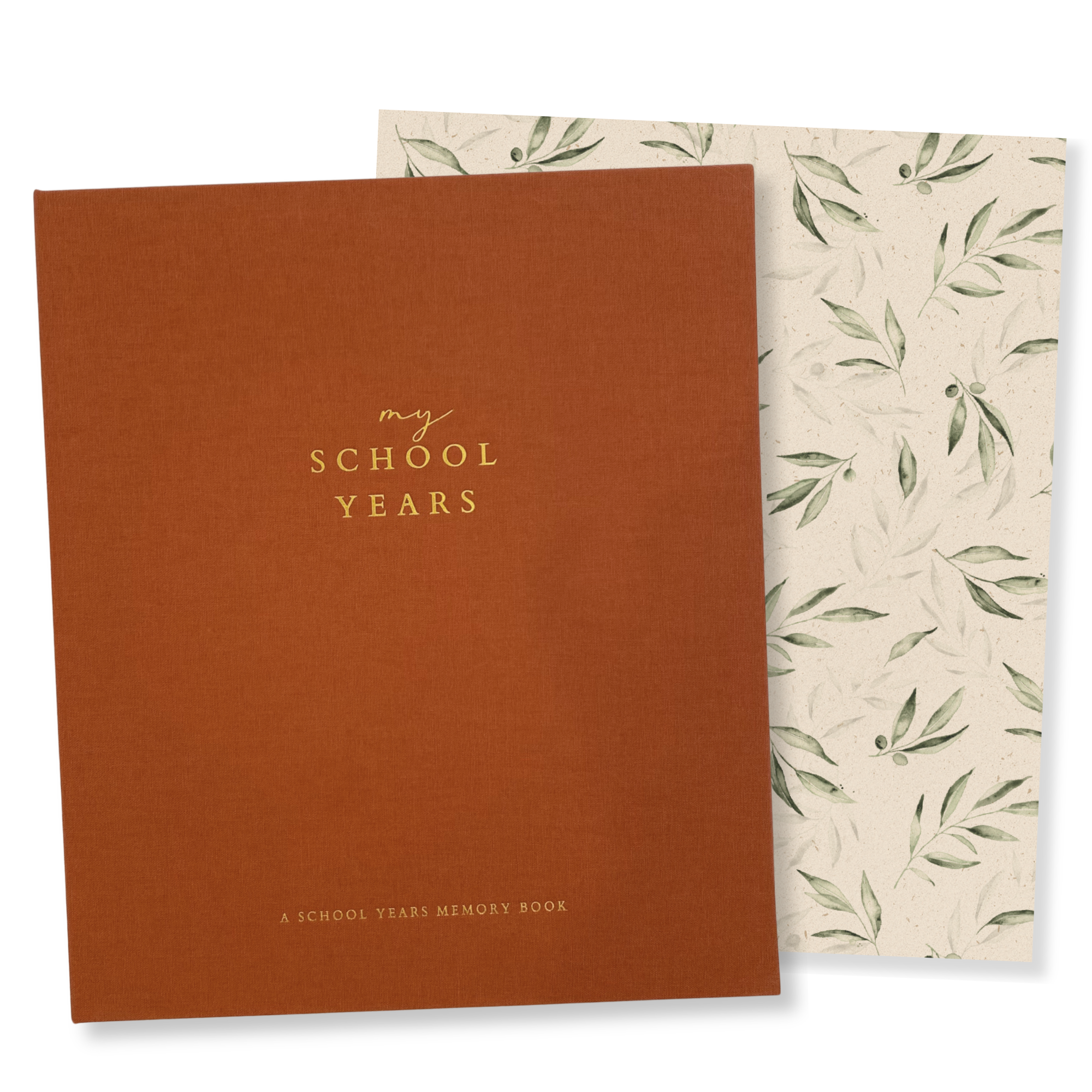 Evergreen - School Memory Book (Terracotta)