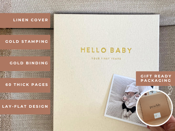 Charlie - Baby Memory Book - Peachly Australia