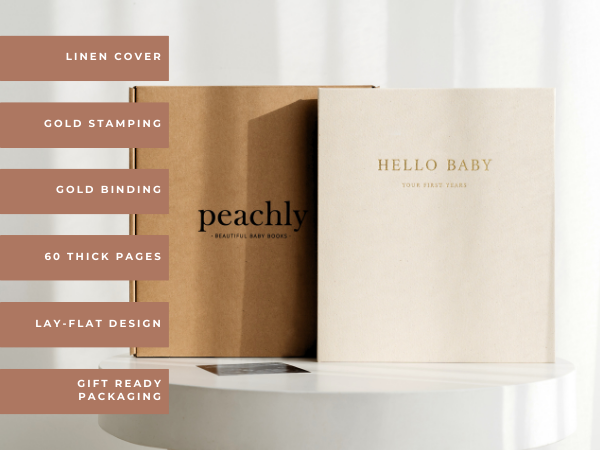 Olive - Baby Memory Book - Peachly Australia