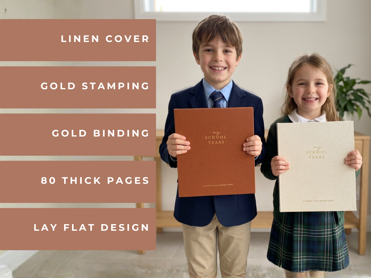 Evergreen - School Memory Book (Terracotta)