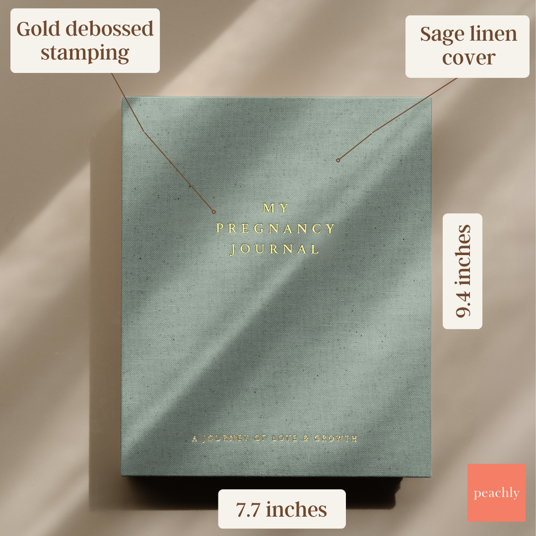 Audrey - Pregnancy Journal (Sage) - Peachly Australia