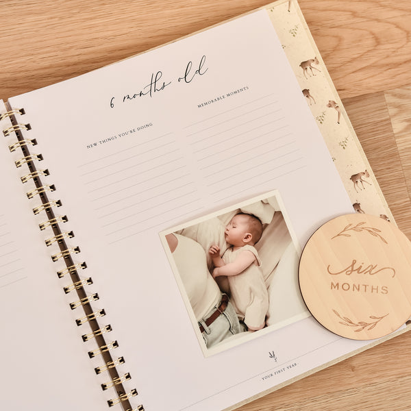 Forest - Baby Memory Book - Peachly Australia