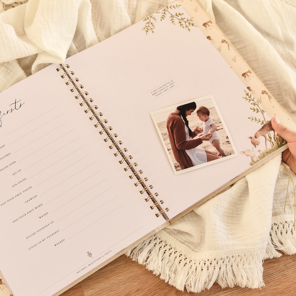 Forest - Baby Memory Book - Peachly Australia