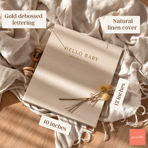Olive - Baby Memory Book - Peachly Australia