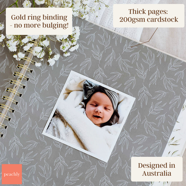 Olive - Baby Memory Book - Peachly Australia
