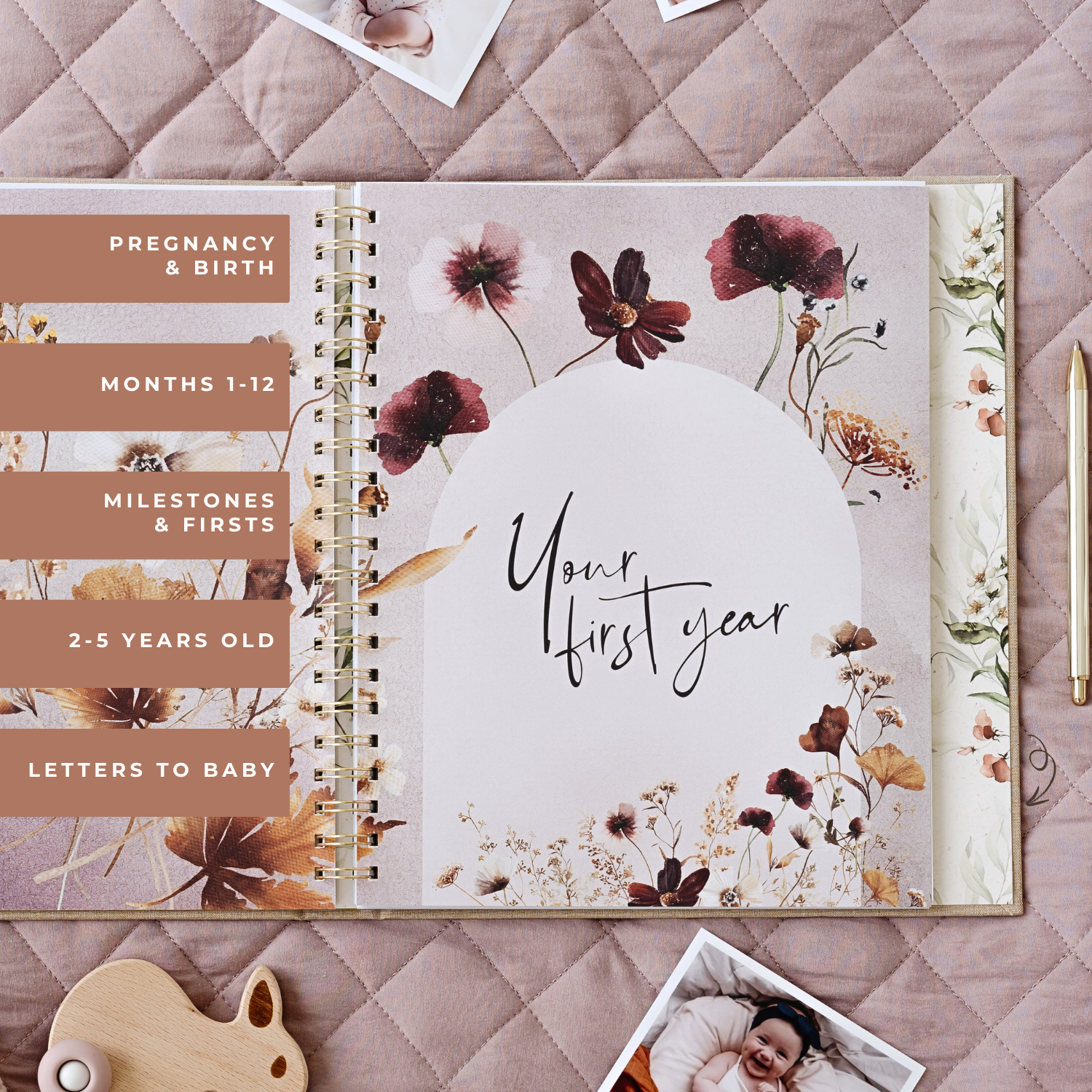 Fleur - Baby Memory Book