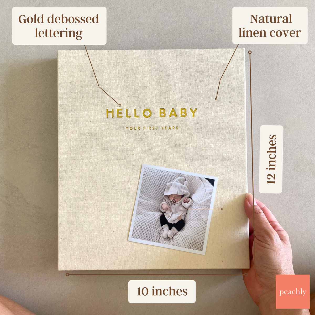 Charlie - Baby Memory Book - Peachly Australia