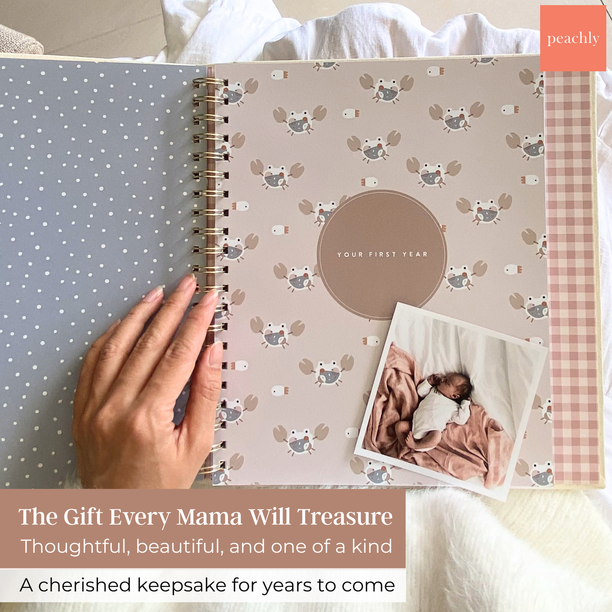 Charlie - Baby Memory Book - Peachly Australia