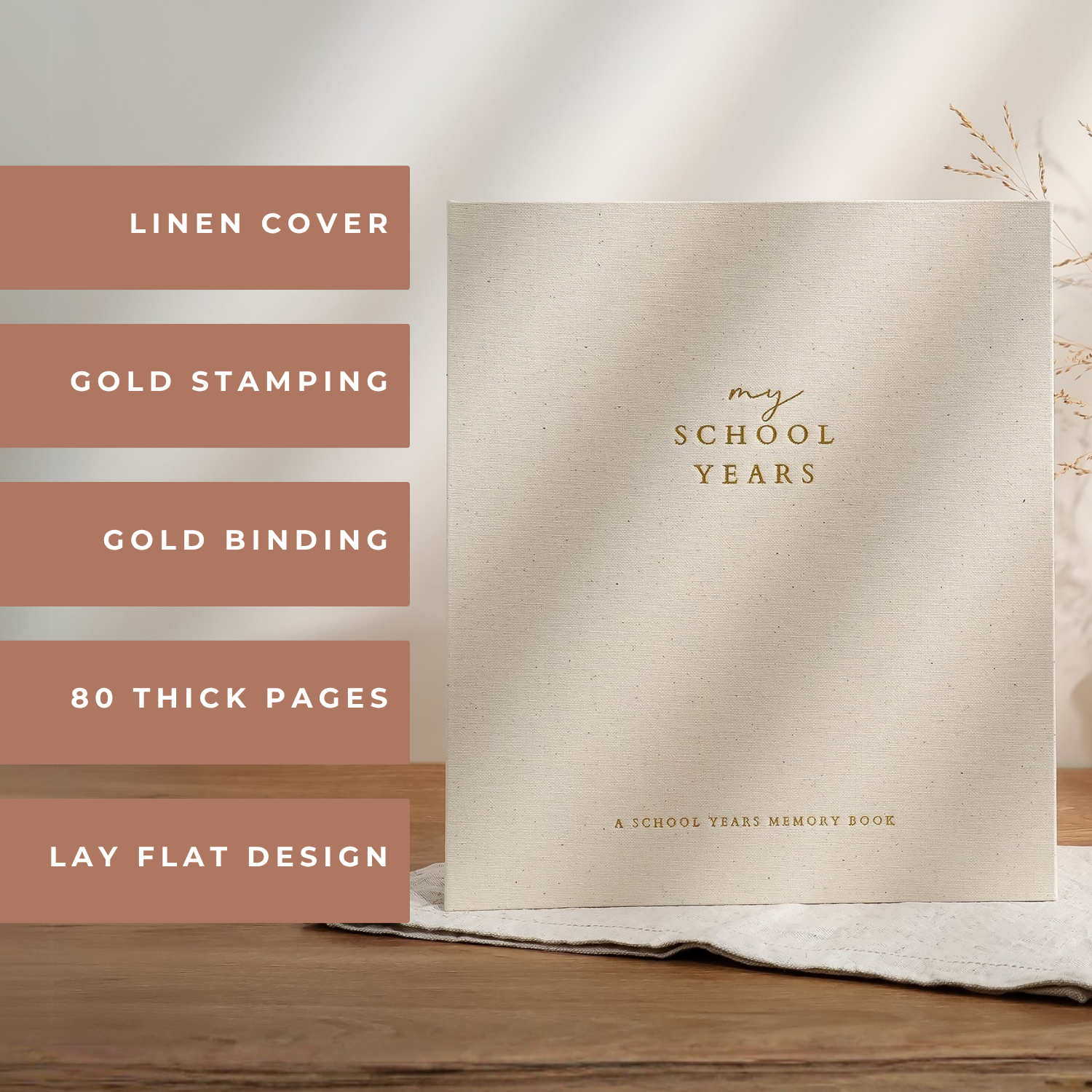 My School Years Memory Book - Peachly Australia