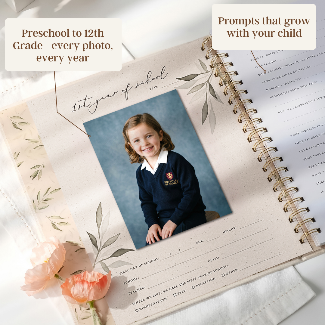 My School Years Memory Book - Peachly Australia