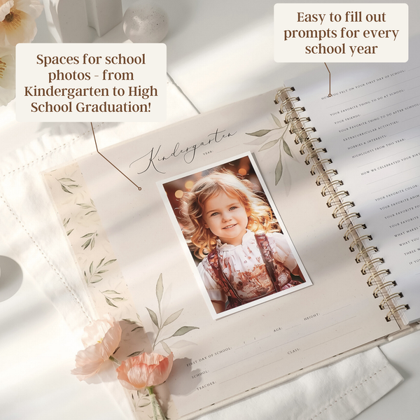 (COMING SOON) My School Years Memory Book