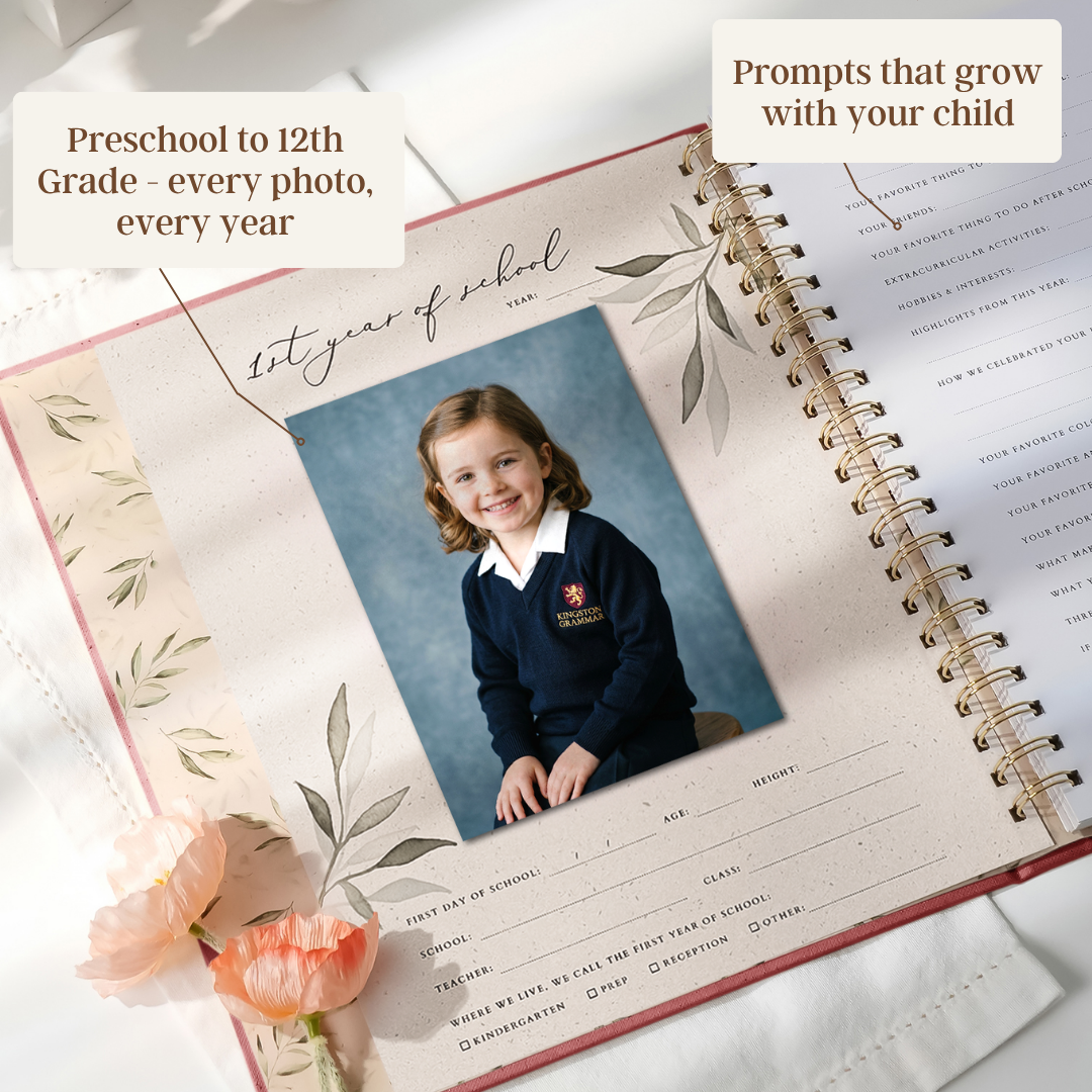 Evergreen - School Memory Book (Blush)