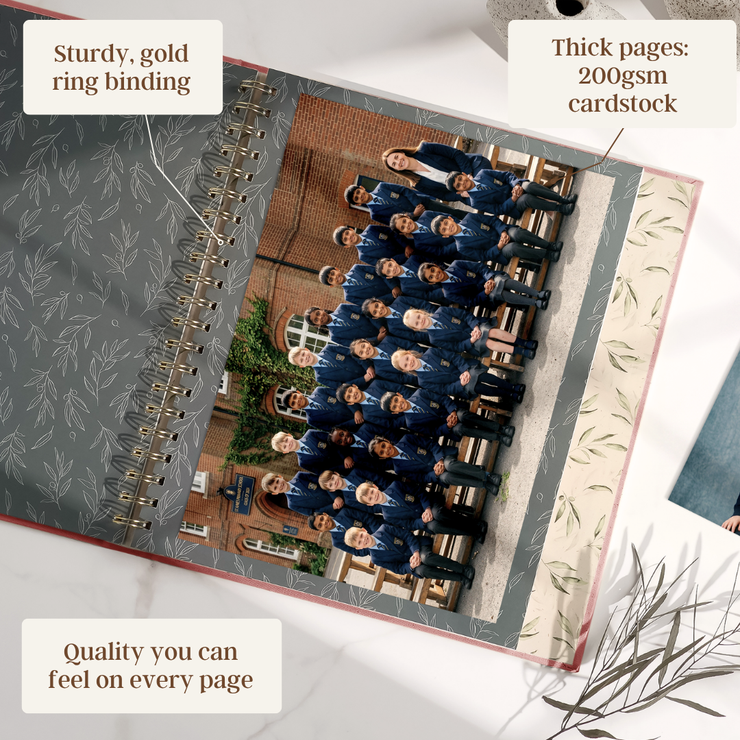 Evergreen - School Memory Book (Blush)