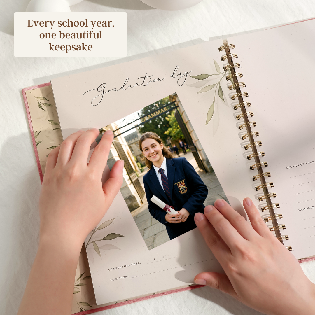Evergreen - School Memory Book (Blush)