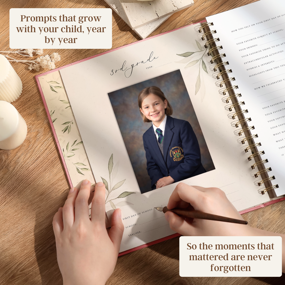 Evergreen - School Memory Book (Blush)