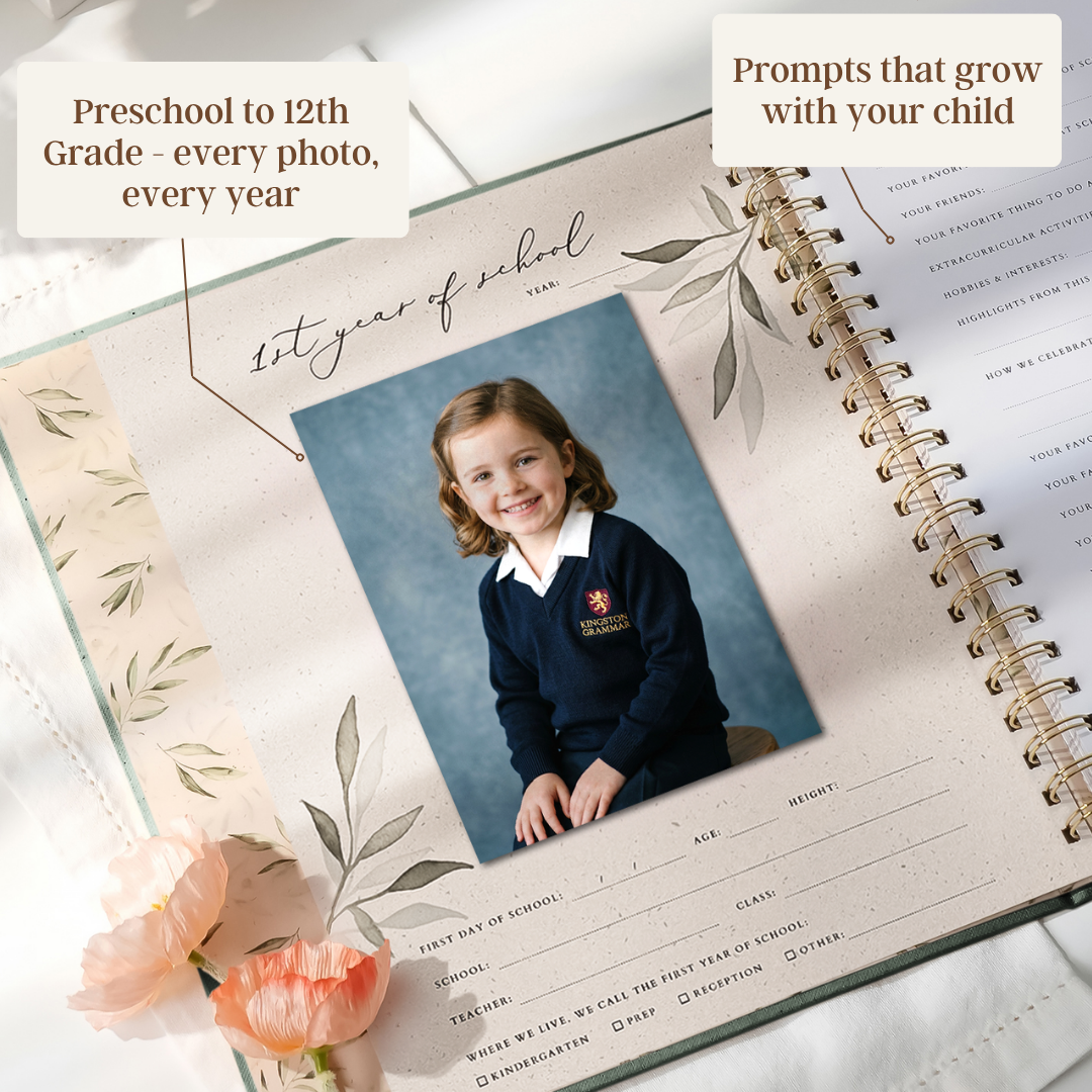 Evergreen - School Memory Book (Emerald)