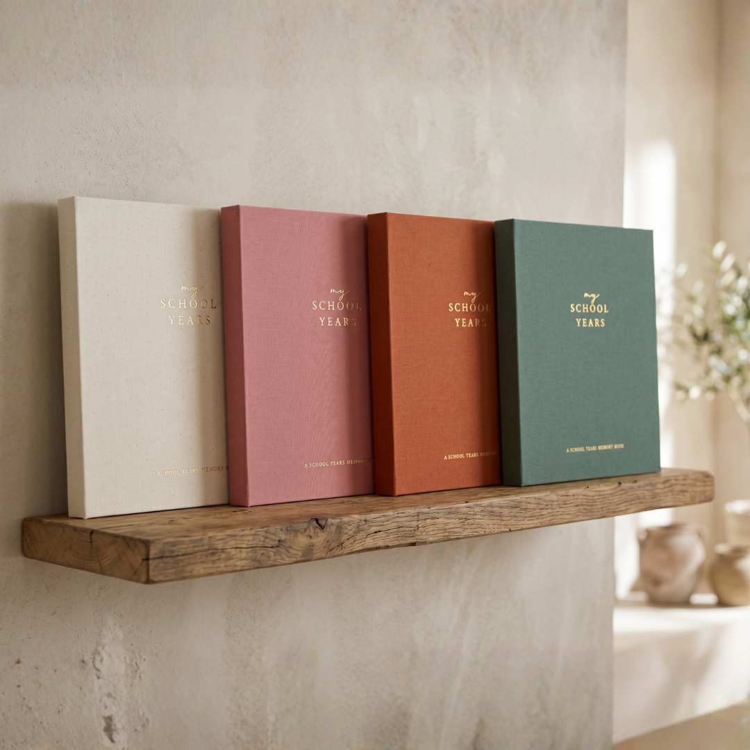 Evergreen - School Memory Book (Terracotta)