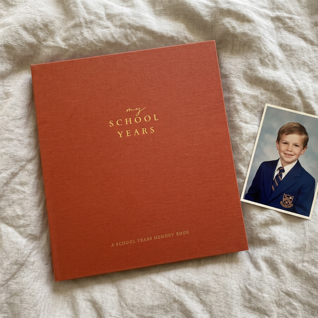 Evergreen - School Memory Book (Terracotta)