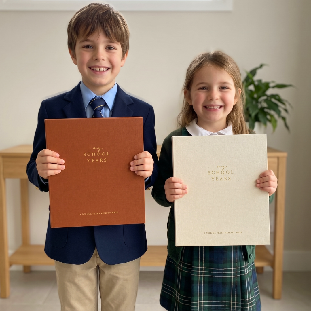 Evergreen - School Memory Book (Terracotta)