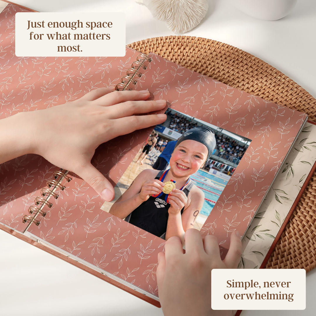 Evergreen - School Memory Book (Terracotta)