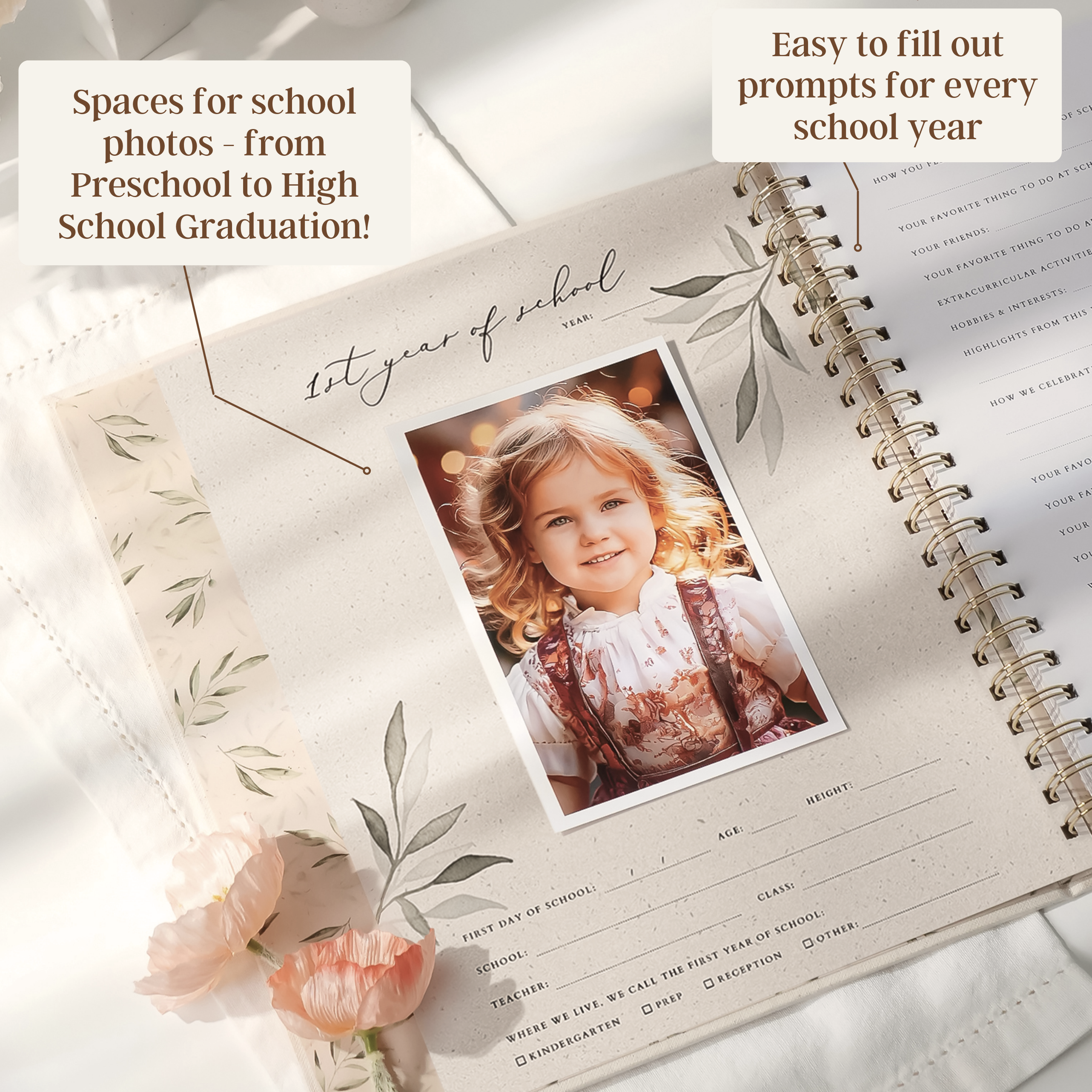 My School Years Memory Book