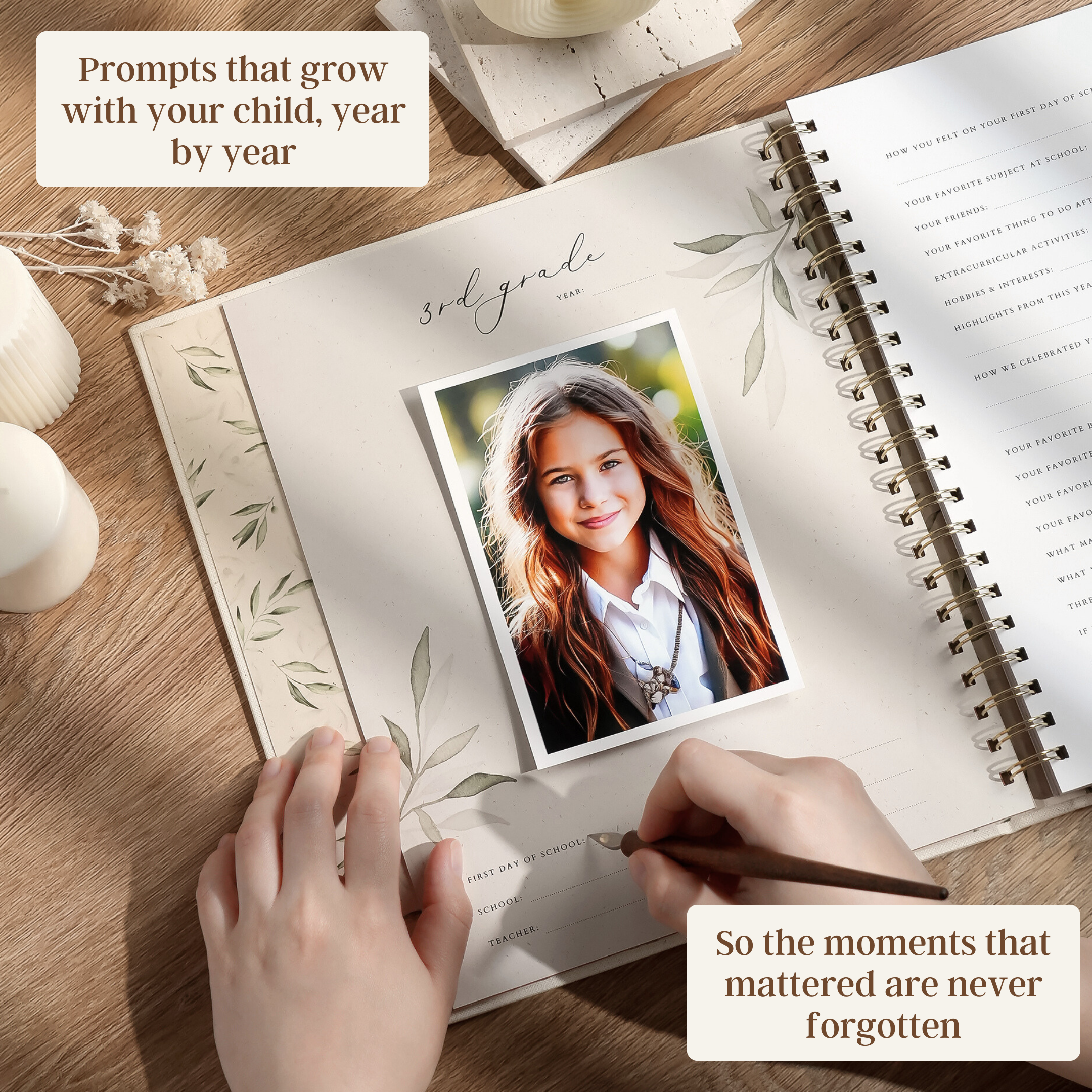 My School Years Memory Book - Peachly Australia