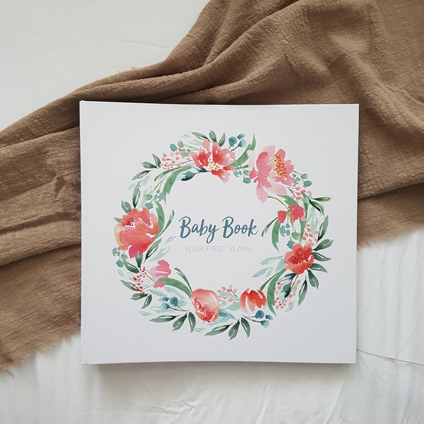 Bloom - Baby Record Book - Peachly Australia
